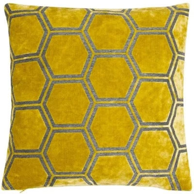 Alexis Mustard Small Cushion