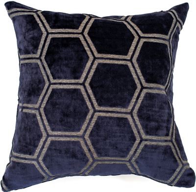 Alexis Navy Large Cushion