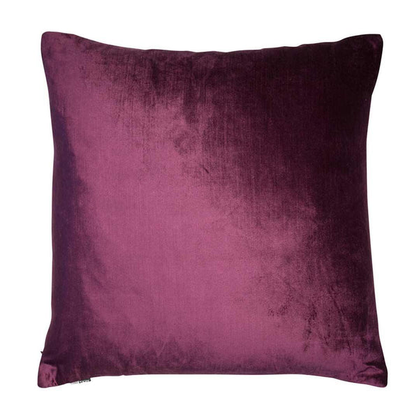 Aubergine Velveteen Cushion