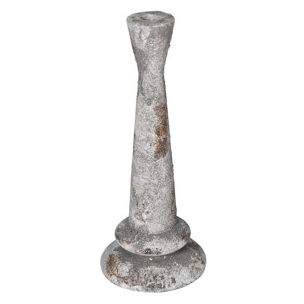 Distressed Stone Candlestick