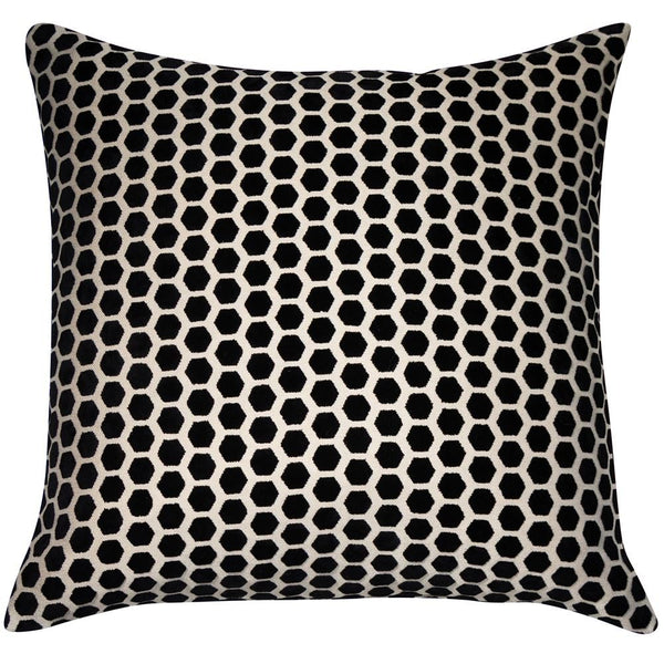 Gia Black Large Cushion