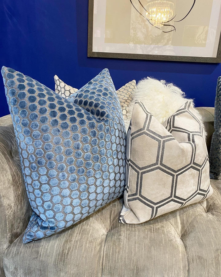 Gia Blue Large Cushion