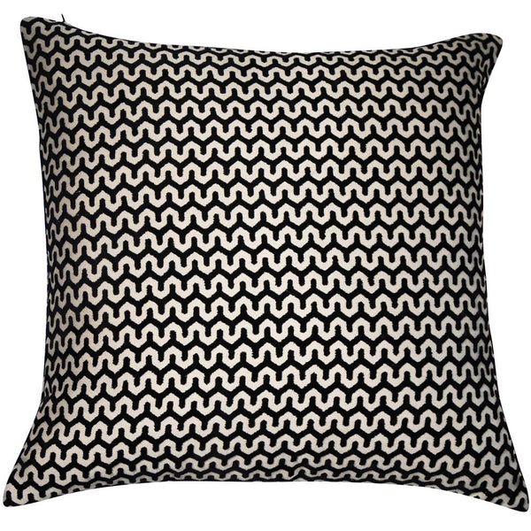 Luna Black Large Cushion