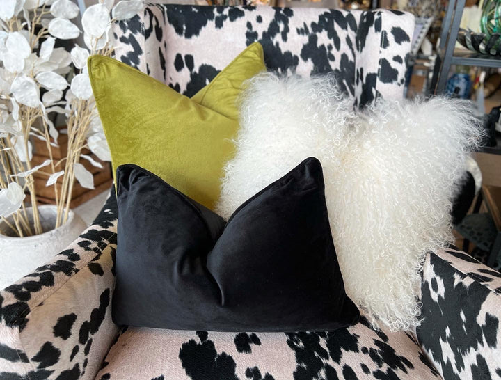 Luxe Acid Green Large Cushion