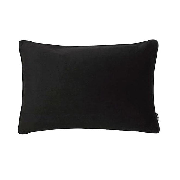 Luxe Black Rectangle Cushion