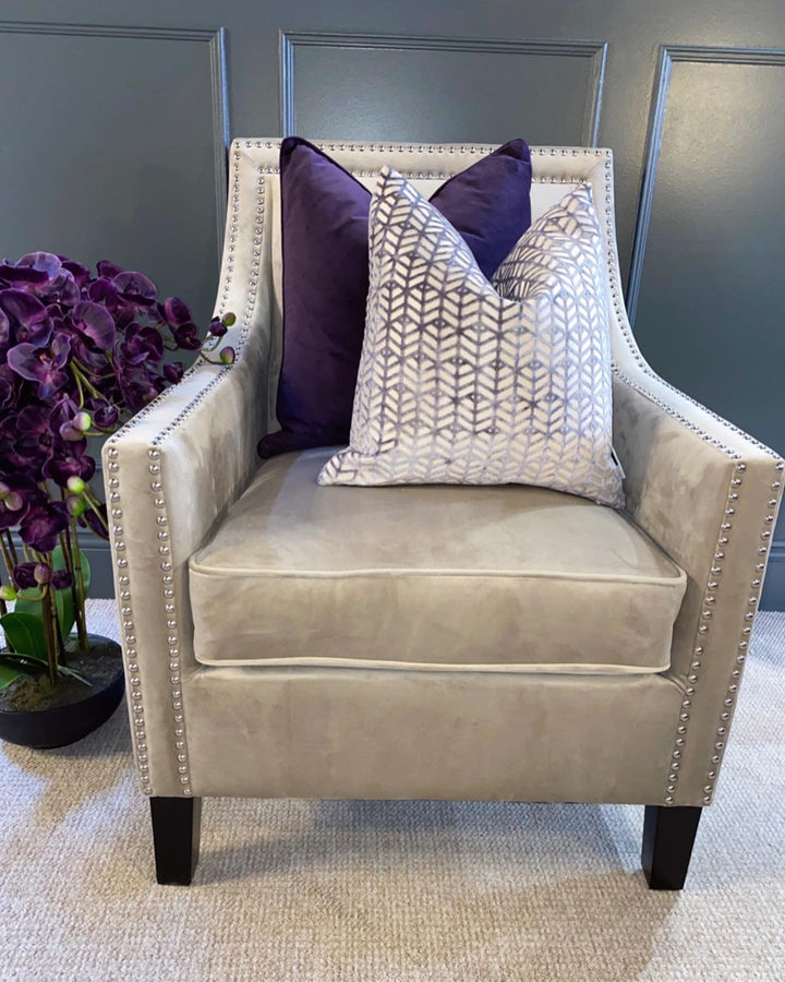 Luxe Purple Large Cushion