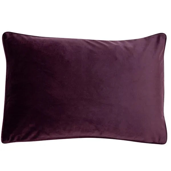 Luxe Rectangle Aubergine Cushion