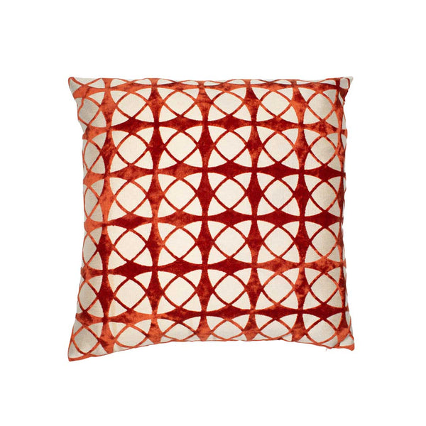 Spiral Orange Small Cushion