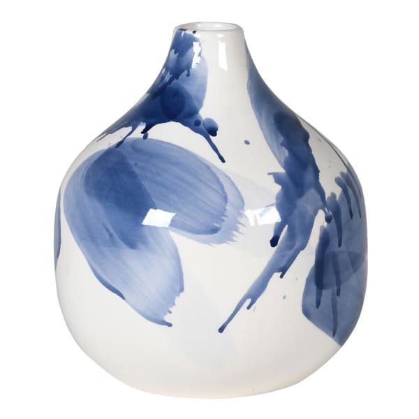 Blue Splash Vase