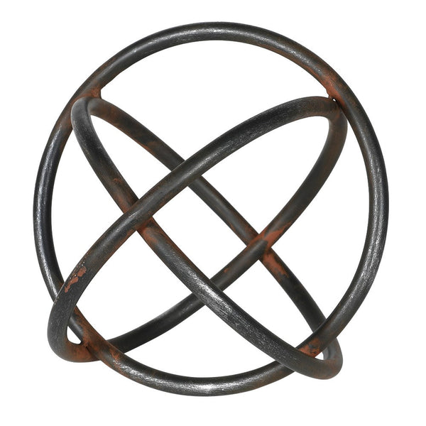 Distressed Metal Rings Decoration