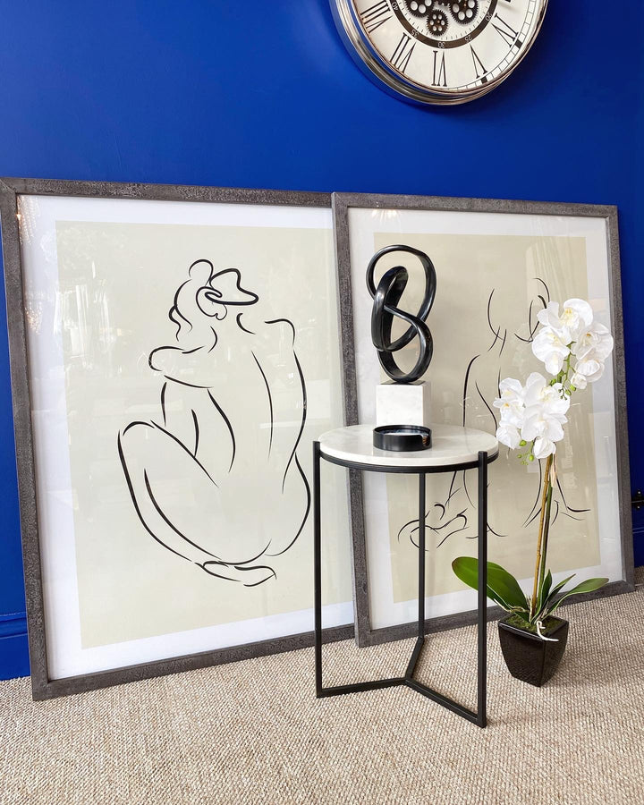 Female Sketched Artwork (Right Facing)