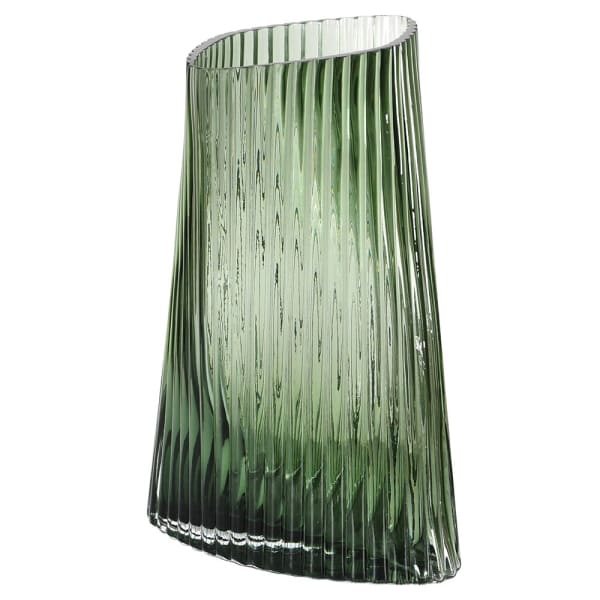 Green Twist Vase