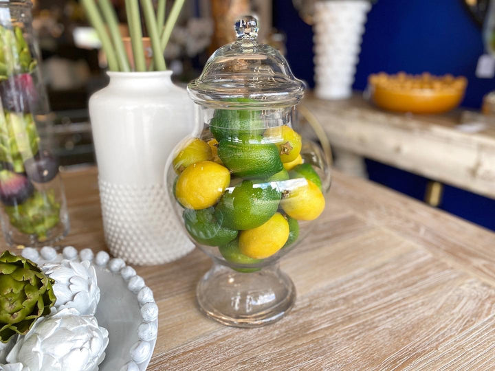 Large Glass Ginger Jar