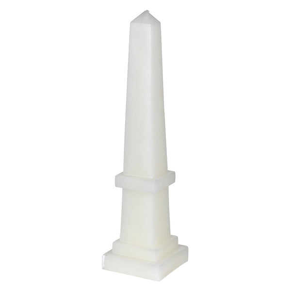 White Oblisk Candle